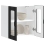Armario pared cocina puerta de cristal Lucca negra von , Küchenschränke - Ref: Foro24-853908, Preis: 68,76 €, Rabatt: %