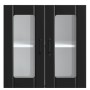 Armario pared cocina puerta de cristal Lucca negra von , Küchenschränke - Ref: Foro24-853908, Preis: 68,76 €, Rabatt: %