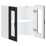 Armario pared cocina puerta de cristal Lucca negra von , Küchenschränke - Ref: Foro24-853908, Preis: 68,76 €, Rabatt: %