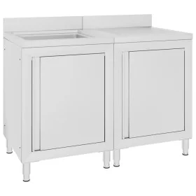 Fregadero de cocina profesional acero inoxidable 120x60x96 cm de vidaXL, Restauración - Ref: Foro24-3058270, Precio: 526,10 €...