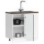 Mueble bajo de cocina Kalmar madera ingeniería de roble marrón von , Küchenschränke - Ref: Foro24-854325, Preis: 92,67 €, Rab...