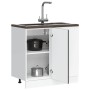 Mueble bajo de cocina Kalmar madera de ingeniería negra von , Küchenschränke - Ref: Foro24-854319, Preis: 82,32 €, Rabatt: %