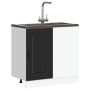Mueble bajo de cocina Kalmar madera de ingeniería negra von , Küchenschränke - Ref: Foro24-854319, Preis: 82,32 €, Rabatt: %
