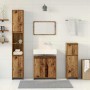 Juego de muebles de baño 4 piezas madera ingeniería envejecida by , Bathroom furniture - Ref: Foro24-3328555, Price: 209,41 €...