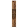 Juego de muebles de baño 4 piezas madera ingeniería envejecida by , Bathroom furniture - Ref: Foro24-3328555, Price: 209,41 €...