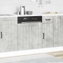 Panel lavavajillas Lucca madera contrachapada gris hormigón de , Armarios de cocina - Ref: Foro24-853901, Precio: 38,03 €, De...