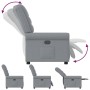 Sillón reclinable de tela gris claro de , Sillones - Ref: Foro24-4015636, Precio: 207,62 €