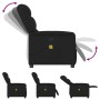Sillón reclinable de masaje de tela negro by , Armchairs - Ref: Foro24-4015608, Price: 213,58 €, Discount: %