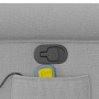 Sillón de masaje reclinable de tela gris nube von , Sessel - Ref: Foro24-4015655, Preis: 193,14 €, Rabatt: %