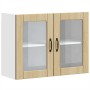 Armario pared cocina puerta de cristal Lucca roble sonoma von , Küchenschränke - Ref: Foro24-853850, Preis: 86,06 €, Rabatt: %