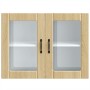 Armario pared cocina puerta de cristal Lucca roble sonoma von , Küchenschränke - Ref: Foro24-853850, Preis: 86,06 €, Rabatt: %