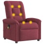Sillón de masaje reclinable de tela color vino tinto von , Sessel - Ref: Foro24-4015629, Preis: 206,69 €, Rabatt: %