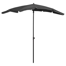 Garden umbrella with anthracite gray pole 200x130 cm by vidaXL, Umbrellas - Ref: Foro24-315553, Price: 28,42 €, Discount: %