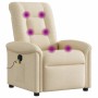 Sillón de masaje reclinable de tela crema von , Sessel - Ref: Foro24-4015634, Preis: 238,62 €, Rabatt: %
