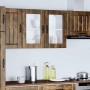 Armario pared cocina puerta de cristal Lucca roble ahumado von , Küchenschränke - Ref: Foro24-853852, Preis: 84,43 €, Rabatt: %