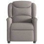 Sillón reclinable de tela gris taupe by , Armchairs - Ref: Foro24-4015603, Price: 205,35 €, Discount: %