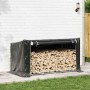 Leñero cubierta lluvia 200,5x100,5x110,5 cm acero galvanizado von , Brennholztaschen und -halter - Ref: Foro24-4104947, Preis...