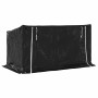 Leñero cubierta lluvia 200,5x100,5x110,5 cm acero galvanizado von , Brennholztaschen und -halter - Ref: Foro24-4104947, Preis...