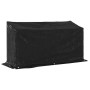 Leñero cubierta lluvia 200,5x60,5x110,5 cm acero galvanizado by , Firewood bags and holders - Ref: Foro24-4104945, Price: 96,...