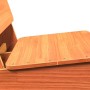 Silla de jardín madera maciza de pino marrón cera 60x64x70,5 cm de , Sillas de jardín - Ref: Foro24-859309, Precio: 78,89 €, ...