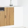 Mueble bajo para fregadero madera de ingeniería roble artesanal by , Kitchen cabinets - Ref: Foro24-854297, Price: 78,27 €, D...