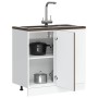 Mueble bajo para fregadero de madera de ingeniería roble marrón von , Küchenschränke - Ref: Foro24-854295, Preis: 77,26 €, Ra...