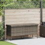 Caja almacenaje jardín ruedas ratán sintético gris 160x55x75 cm by , Outdoor storage boxes - Ref: Foro24-4103833, Price: 146,...