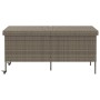 Caja almacenaje jardín ruedas ratán sintético gris 160x55x75 cm by , Outdoor storage boxes - Ref: Foro24-4103833, Price: 146,...