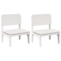 Sillas jardín 2 uds madera maciza pino blanco 60x52,5x72 cm von , Gartenstühle - Ref: Foro24-859323, Preis: 118,58 €, Rabatt: %