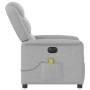 Sillón reclinable de masaje eléctrico tela gris nube von , Sessel - Ref: Foro24-3303193, Preis: 252,18 €, Rabatt: %