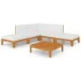 Juego muebles de jardín y cojines 7 pzas madera maciza acacia de vidaXL, Conjuntos de jardín - Ref: Foro24-3058102, Precio: 6...