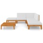 Gartenmöbel- und Kissenset 7-teilig aus massivem Akazienholz von vidaXL, Gartensets - Ref: Foro24-3058102, Preis: 681,38 €, R...