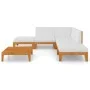 Juego muebles de jardín y cojines 7 pzas madera maciza acacia de vidaXL, Conjuntos de jardín - Ref: Foro24-3058102, Precio: 6...