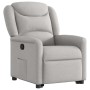 Sillón reclinable elevable de tela gris nube de , Sillones - Ref: Foro24-3303203, Precio: 273,52 €, Descuento: %