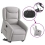 Sillón reclinable elevable de tela gris nube de , Sillones - Ref: Foro24-3303203, Precio: 273,52 €, Descuento: %