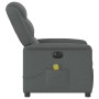 Sillón reclinable de masaje eléctrico tela gris oscuro von , Sessel - Ref: Foro24-3303185, Preis: 241,92 €, Rabatt: %