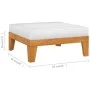 Juego muebles de jardín y cojines 7 pzas madera maciza acacia de vidaXL, Conjuntos de jardín - Ref: Foro24-3058102, Precio: 6...