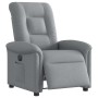 Sillón reclinable eléctrico tela gris claro by , Armchairs - Ref: Foro24-3303234, Price: 233,91 €, Discount: %
