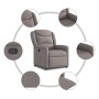 Sillón reclinable elevable tela gris taupe von , Sessel - Ref: Foro24-3303201, Preis: 271,55 €, Rabatt: %