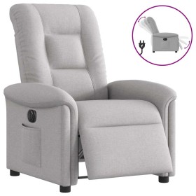 Sillón reclinable eléctrico de tela gris nube von , Sessel - Ref: Foro24-3303243, Preis: 237,98 €, Rabatt: %