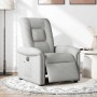 Sillón reclinable eléctrico de tela gris nube by , Armchairs - Ref: Foro24-3303243, Price: 237,98 €, Discount: %