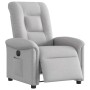 Sillón reclinable eléctrico de tela gris nube by , Armchairs - Ref: Foro24-3303243, Price: 237,98 €, Discount: %