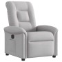Sillón reclinable eléctrico de tela gris nube by , Armchairs - Ref: Foro24-3303243, Price: 237,98 €, Discount: %