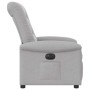 Sillón reclinable eléctrico de tela gris nube by , Armchairs - Ref: Foro24-3303243, Price: 237,98 €, Discount: %