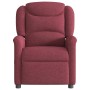 Sillón de masaje reclinable eléctrico tela rojo tinto by , Armchairs - Ref: Foro24-3303187, Price: 253,81 €, Discount: %