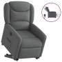 Sillón eléctrico reclinable elevable de tela gris oscuro de , Sillones - Ref: Foro24-3303215, Precio: 306,15 €