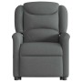 Sillón eléctrico reclinable elevable de tela gris oscuro by , Armchairs - Ref: Foro24-3303215, Price: 306,26 €, Discount: %