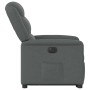 Sillón eléctrico reclinable elevable de tela gris oscuro by , Armchairs - Ref: Foro24-3303215, Price: 306,26 €, Discount: %