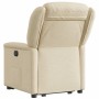 Sillón eléctrico reclinable elevable de tela color crema by , Armchairs - Ref: Foro24-3303222, Price: 300,37 €, Discount: %