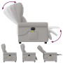 Sillón reclinable de masaje eléctrico tela gris nube von , Sessel - Ref: Foro24-3303373, Preis: 257,94 €, Rabatt: %